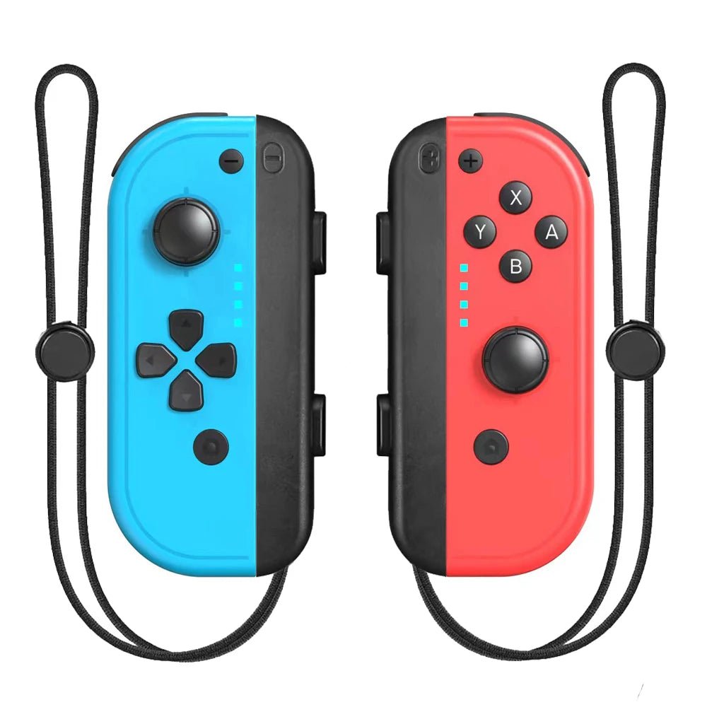 Joycons Wireless Joystick Controller For Nintendo Switch/OLED/Lite with Charging Grip Bluetooth Gamepad Wrist Strap Joy Pad - Fourdemall