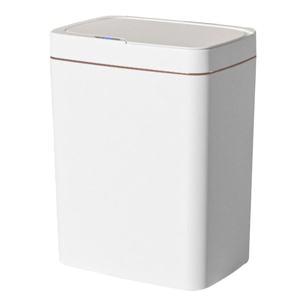 15/18L Auto Motion Sensor Rubbish Can Automatic Trash Bin Waterproof Quiet Wastebasket Rechargeable for Kitchen Bathroom Bedroom - Fourdemall